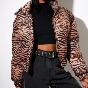 Motel rocks printed puffer